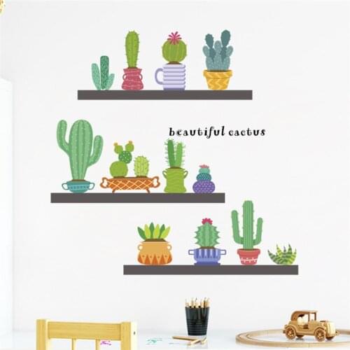 3d vivid garden plants wall stickers window wardrobe kitchen restaurant home decor wall decals diy mural art