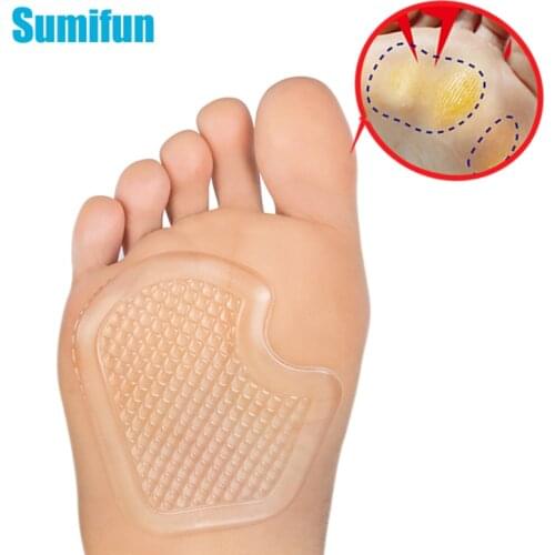 6pcs Transparent Gel Forefoot Pad High Heel Elastic Foot Cushion for Pain Relief Soft Insole Arch Support Non Slip Inserts D2334