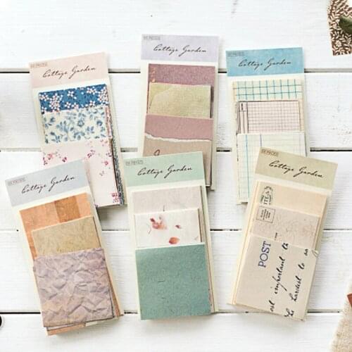 60 pcs/lot Scrapbooking material diy Diary Album pvintage decor Craft Supplies collage material Decorative paper