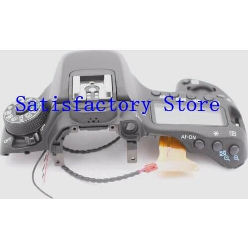 95%New top cover For Canon 80D Top Cover Assembly With Top LCD screen Flash Replacement Repair Part