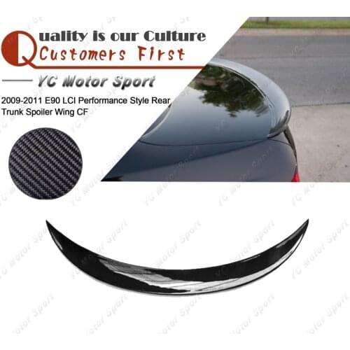Car Accessories Carbon Fiber Performance Style Trunk Spoiler Fit For 2009-2011 E90 LCI Rear Trunk Spoiler Wing