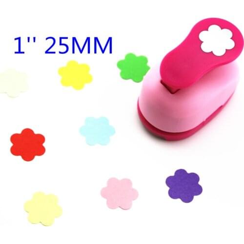Free ship 1'' flower paper cutter scrapbooking punches paper punch eva foam punch child diy craft punch scrapbookS293718