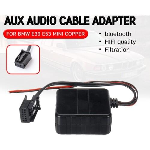 Bluetooth Aux Receiver Cable Adapter Hifi Quality for BMW E85 E86 Z4 2003-2008 for BMW E83 X3 2004-2010 for MINI COOPER