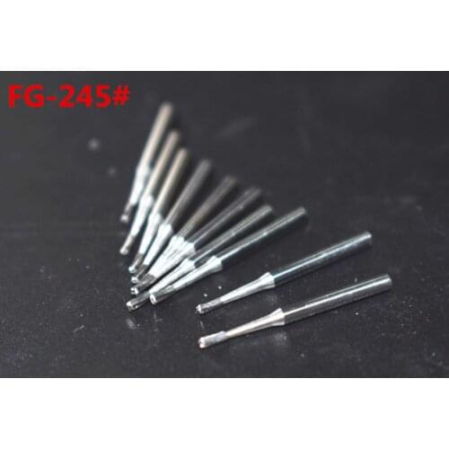100pcs Dental Tungsten carbide burs FG - 245