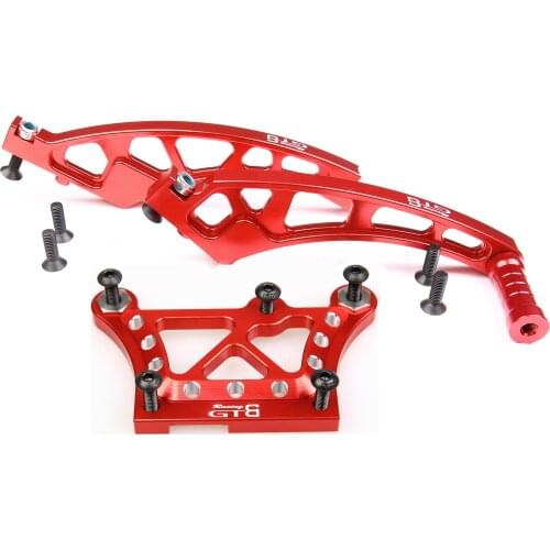 GTB LOSI DBXL-E Front Top plate + Front Chassis Bracket + Rear Chassis Brace Set