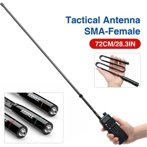 Colorful Tactical Antenna AR-152C SMA-Female 72CM Dual Band 144/430Mhz For BAOFENG UV-5R Walkie Talkie Ham Radio