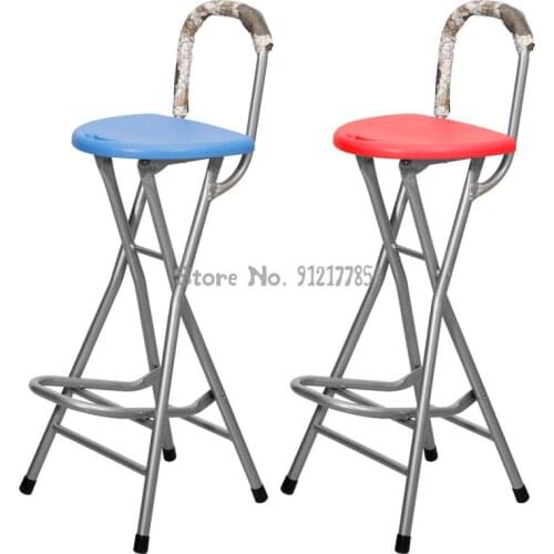 2020 New Bridge Fishing Chair Fishing Chair Portable Thickened Bridge Fishing Stool Folding High Foot Raft Chair Fishing Gear