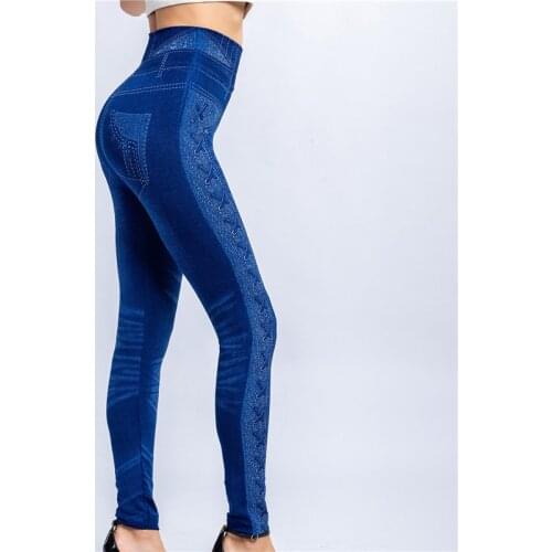 High Waist Skinny Pencil Pants Slim Women Leggings Push Up Winter Elastic Ankle Length Pants Fashion Fitness Running Leggings