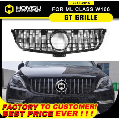 ML W166 GT Grill For ML Class W166 GT R grille Front Grille FOR ML class W166 2012-2015 ML300 ML320 ML350 ML400 ML450 grille