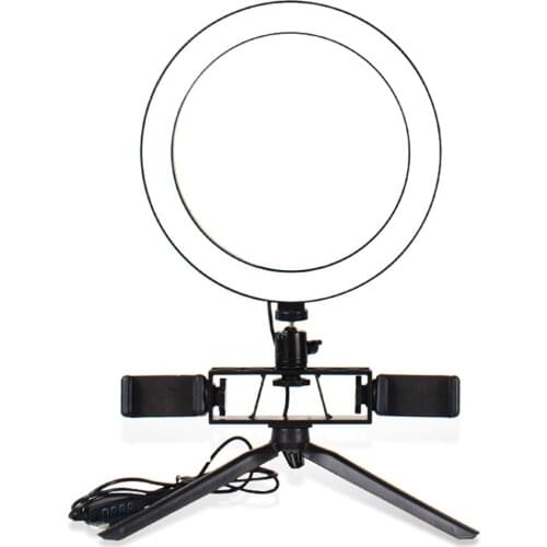 LED Light 8 Inch Photography Video Light LED Ring Lamp for Youtube VK Live 2900K - 5700K Photo Studio Make Up Light For Phone