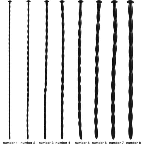 Urethral rod male urethra Silicone Urethral Catheter Dilator Soft Penis Plugs Male Masturbator stimulation rod urethral dilation