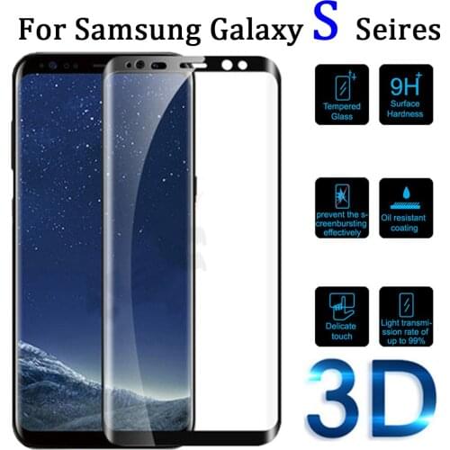 Protective Glass For Samsung S9 Plus Screen Protector On Galaxy S6 Edge S7 S8 S9Plus tremp screenprotector s 8 9 tempered glas