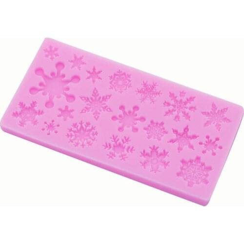 11.5*5.8*0.8CM DIY Sugar Craft Cake Vintage Petal Snowflake Cake Silicone Mold Fondant Mold Cake Decorating Tools Gum Paste Mold