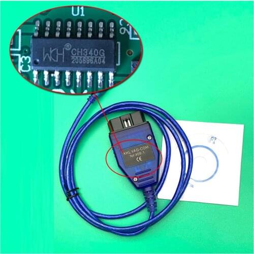 For VAG USB Cable obd 2 Diagnostic Interface CH340 Chip For VAG Cable For Fiat KKL Auto Car ECU Scanner Diagnostic Cable