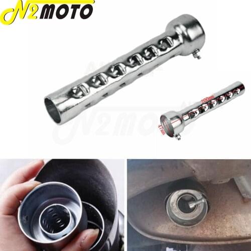 100/200mm 8" Motorcycle Can DB Killer Silencer Noise Sound Eliminator Exhaust Adjustable Muffler Silencer For Harley Sportster