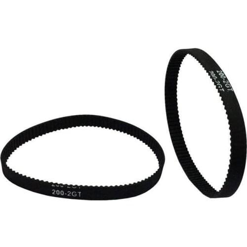 GT2 Closed Loop Timing Belt Rubber 2GT 6mm 3D Printers Parts 110 112 122 158 200 280 300 400 610 852 mm Synchronous Belts