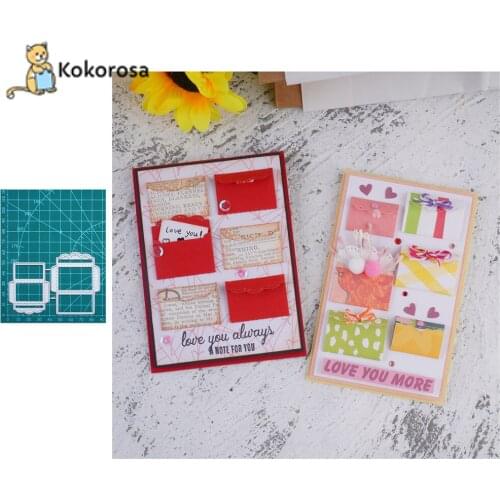 Kokorosa Love Metal Cutting Dies Stencils For DIY Scrapbooking Decoration Embossing Die Cut 2021 New