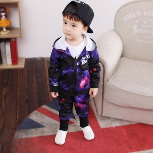 2020 Spring Autumn Toddler Baby Boys Clothes 2pcs Outfit Kids Clothes Boys Sport Suit For Boys Clothing Sets