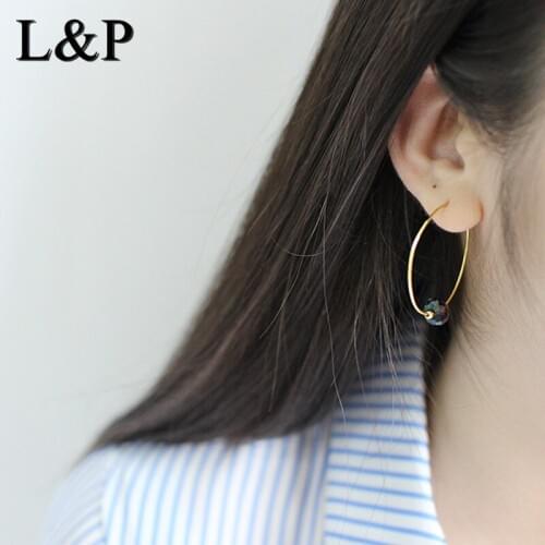 Серьги-кольца L&P China At AliExpress