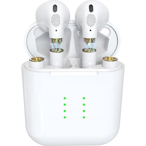 Mini TWS Wireless Bluetooth 5.0 Headsets Noise Reduction Stereo Music Headphone Waterproof sports headphones for All Smart Phone