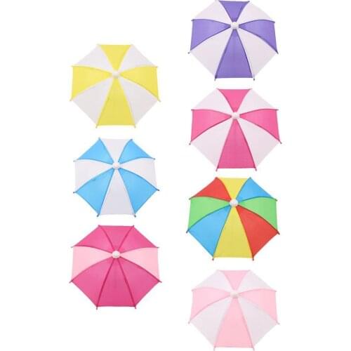 Umbrella Model Doll Accessories For 18 Inch Born Baby cmToys For Girls Clothes 43 B7V7