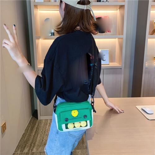 MOLAVE Handbags Women Printing Canvas Bag Wild Messenger Bag Student Out shopping Bag Cute Girl Shoulder Bag handbags luxury Jun