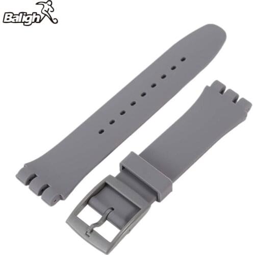 Newest Fashion Triangle Fork Strap Silicone Strap 17 19 20mm Width Watchbands With 6 Colors Optional Transparent Uhrarmband