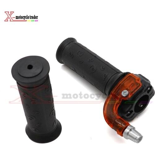New 22mm (7/8") Handle Grip Throttle Clamp 49cc Pocket Bike Mini Moto Quads