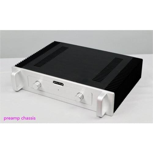 Full aluminum DIY 4309E power amplifier chassis class A enclosure HIFI preamp box dac case