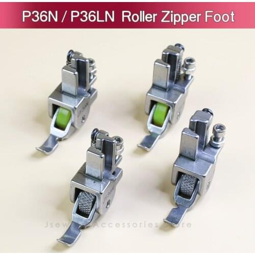 Roller P36N P36LN Zipper Foot For Industrial Lockstitch Sewing Machine Accessories Pressure Feet Parts JUKI BROTHER SINGER JACK