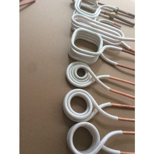 High Frequency Machine Induction Heating Ring Drilling Gear Turning Tool Heating Ring Plane Coil Copper Tube Heating Coil Induct