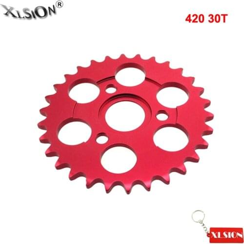 XLSION Aftermarket 420 30T CNC Aluminum Rear Sprocket For HONDA Z50A Z50 Z50R Z50J Mini Trail Monkey Bike