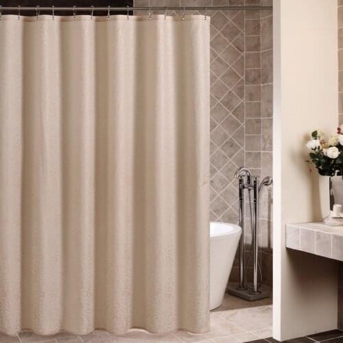 The new high - quality polyester cloth shower curtain waterproof anti - mildew polyester shower curtain camel sun flower shower