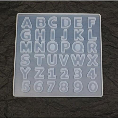 1pcs 26 trumpet English digital alphabet mould diy crystal Epoxy phone shell cream shell accessories