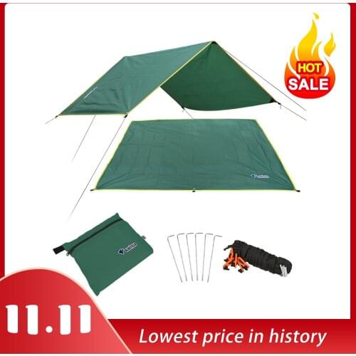 4-6 Persons Ultralight Multifunctional Waterproof Camping Mat Tent Tarp Footprint Ground Mat For Outdoor Camping Hiking Picnic