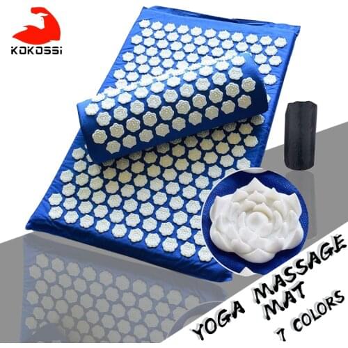 KoKossi Mat acupressur/Yoga Mat/ Fitness mat/ acupressur relieve stress back body pain spike acupuncture massage for home mats