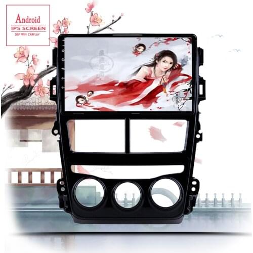 2din Android 10.0 Car Radio Multimedia Video Player GPS Navigation For Toyota Vios Yaris 2018-20 Car Stereo Audio Autoradio DVD