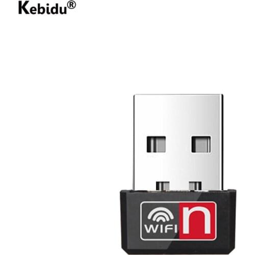 Kebidu Mini Wireless USB Wifi Adapter 150Mbps Network Card MT7601 USB2.0 Receiver Dongle For Desktop Laptop Windows MAC 802.11N