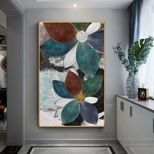 EECAMAIL American Luxury DIY Diamond Painting Full Diamond Embroidery Literary Flower Gesanghua Art Diamond Painting No Frame