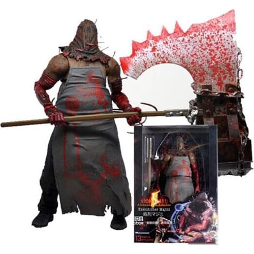NECA Figure Chris Redfield Figure Biohazard Executioner Majini Action Figure Collectible Model Toy Gift 18cm