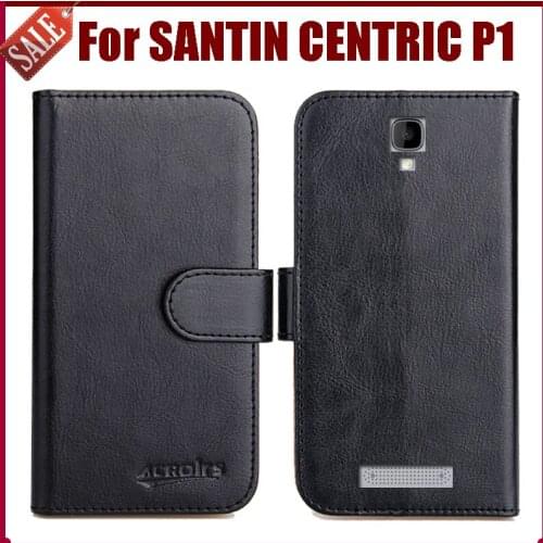 Hot Sale! SANTIN CENTRIC P1 CM3321 Case New Arrival 6 Colors High Quality Flip Leather Protective Cover Phone Bag