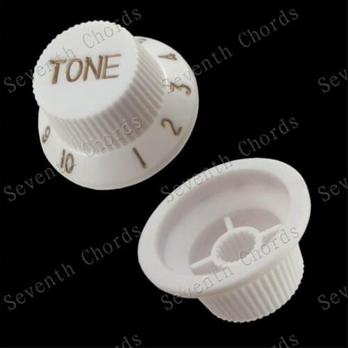 1pcs guitar accessories parts white color Electric guitar tone knob cap potentiometer cap Musical instrument
