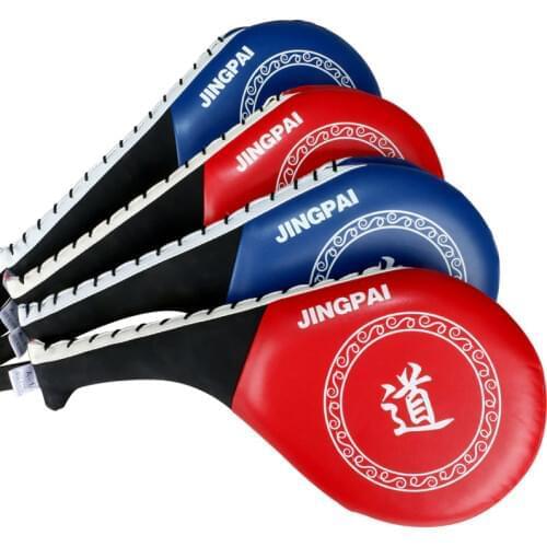 GINGPAI Taekwondo Foot Hand Target Pads Kick Boxing Karate Sanda Training PU Leather EVA Material Adults Kids Speed Bag Sports