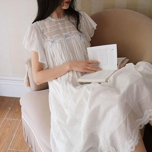 Nightgown Summer Sleepwear Women