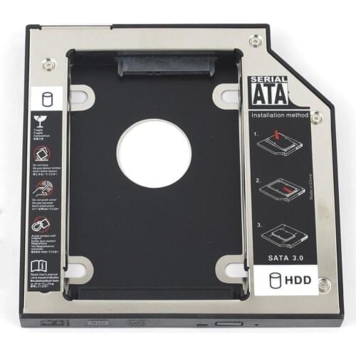 New 12.7mm SATA 2nd HDD SSD Hard Drive Caddy for Lenovo ThinkPad L410 L412 L420 L421 L430 Optical Bay