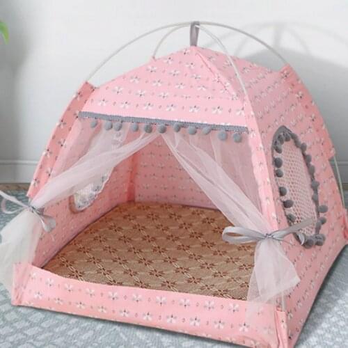 Cat Kennel Tent Kennel Foldable Breathable Indoor Pet Four Seasons General Dog Tent Bed Household Pet Supplies