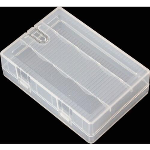 Soshine Portable Battery Case Holder Storage Box for 4x26650 Batteries Transparent