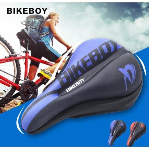 Bicycle Saddle Seat Cover Mtb Mountain Bike Cycling Thickened Extra Comfort Ultra Soft Silicone 3d Gel Pad Cushion Cover #P2