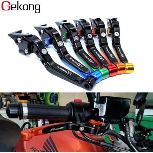 High quality Fit For BMW K1600GT K1600 GT 2017 Motorcycle Accessories Folding Extendable Brake Clutch Levers LOGO K1600GT