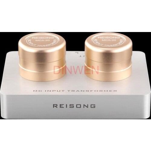 1: 20 Hifi Audio Signal MC Step-up Transformer LP Vinyl RIAA Turntable to MM Phonograph Amplifier Adapter PREAMP Tube AMP Sound